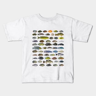 Cichlid Group Kids T-Shirt